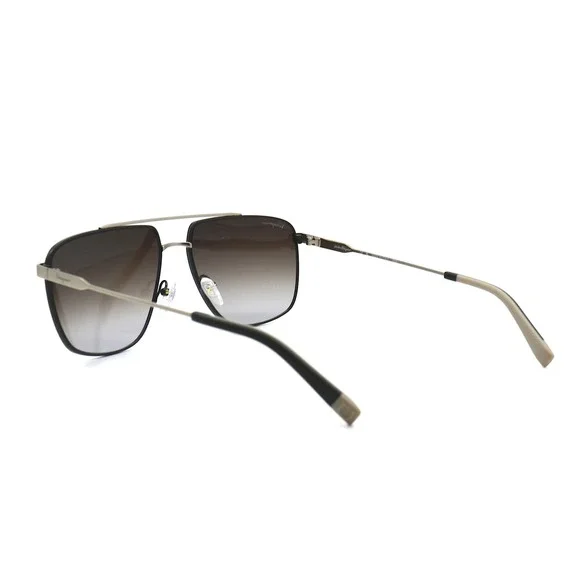 FERRAGAMO SF239S 758 GREEN/SILVER BROWN GRADIENT AVIATOR AUTHENTIC SUNGLASSES - Picture 4 of 10